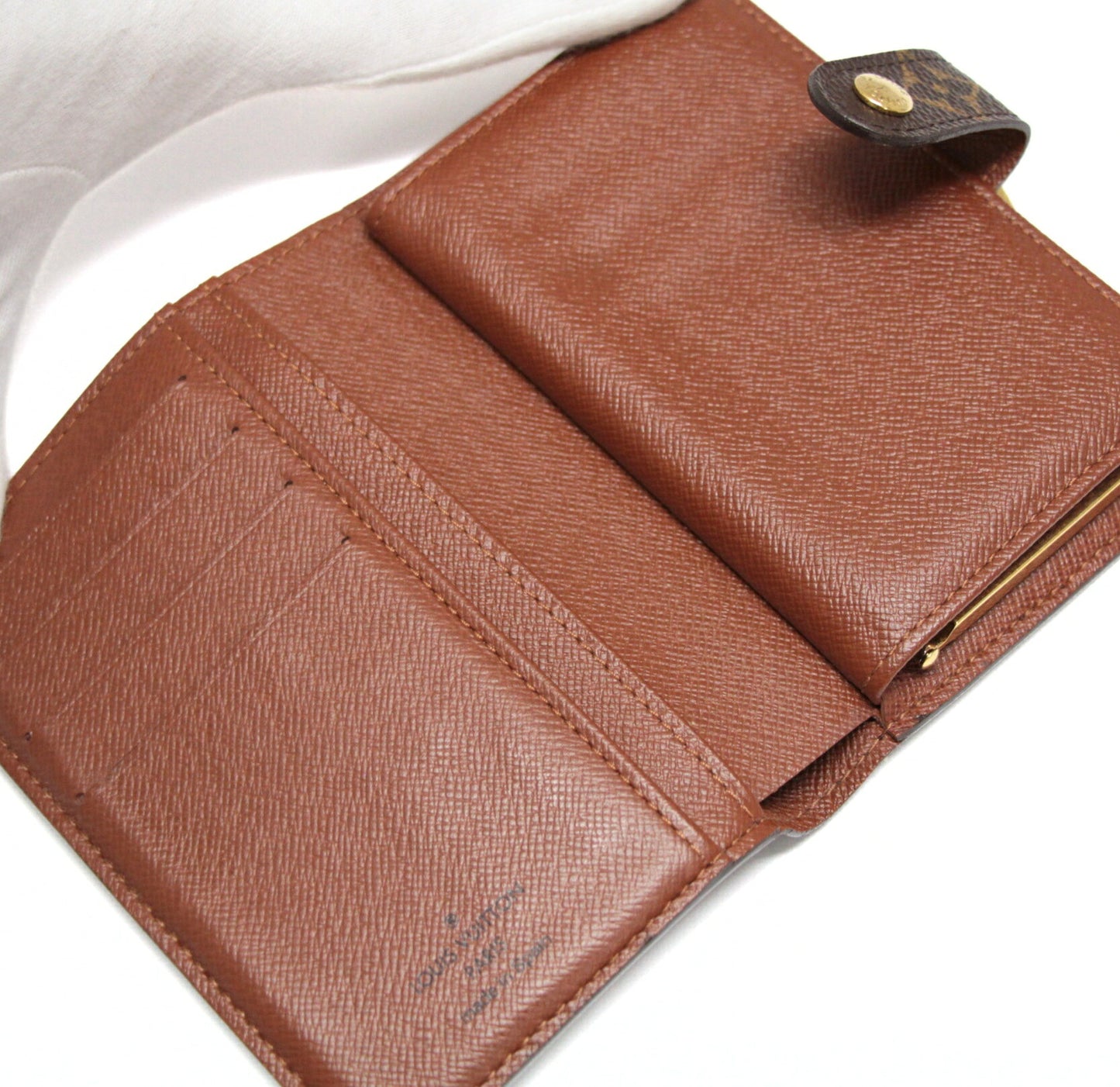 Louis Vuitton Monogram Porte Wallet Brown Size ONE SIZE