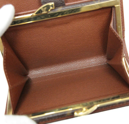 Louis Vuitton Monogram Porte Wallet Brown Size ONE SIZE