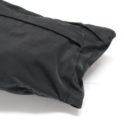 PRADA Triangle Logo Nylon Belt Bag Black Size ONE SIZE