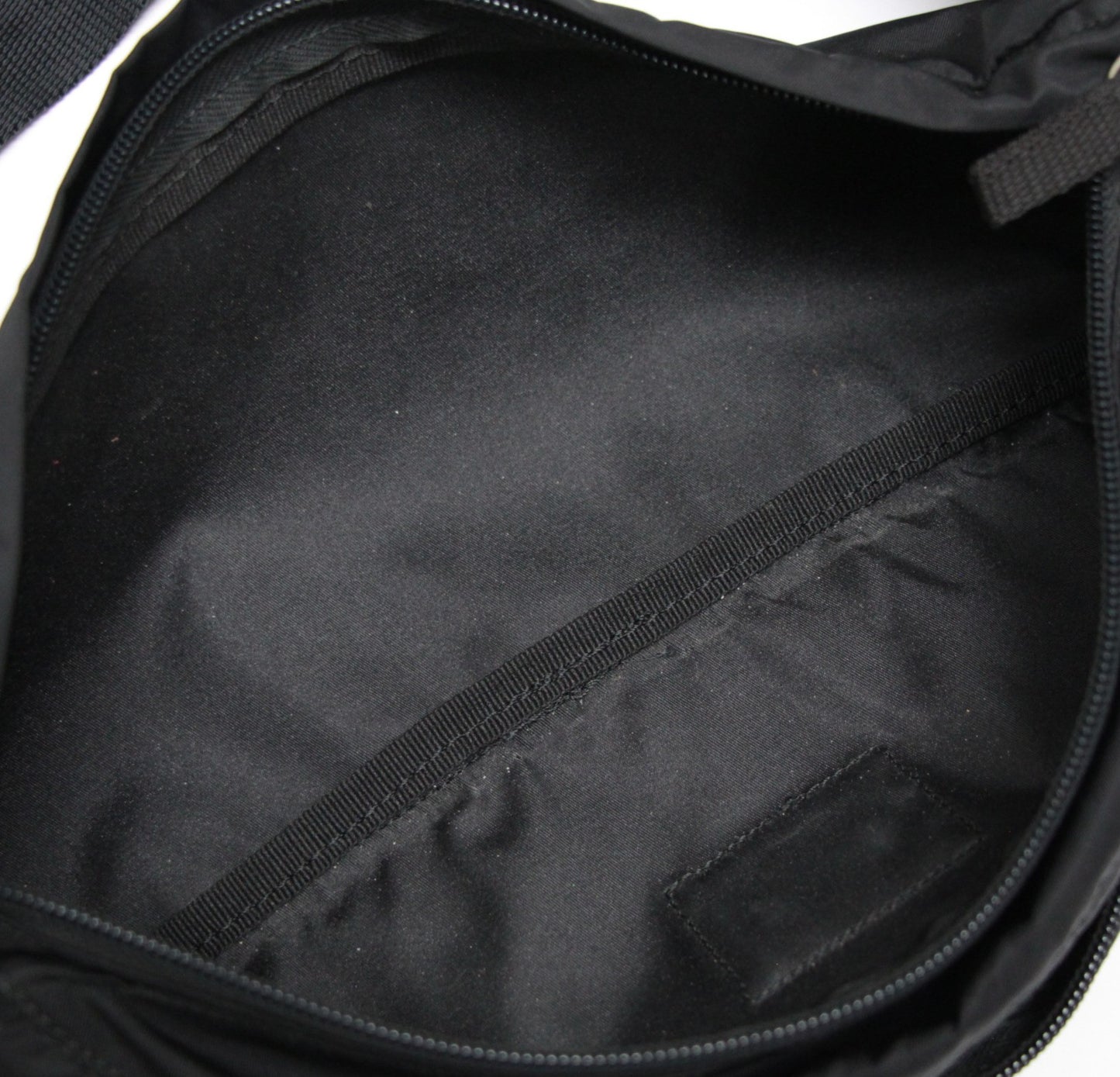 PRADA Triangle Logo Nylon Belt Bag Black Size ONE SIZE