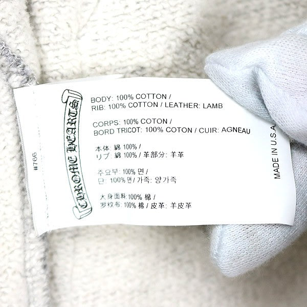 CHROME HEARTS Y NOT Cemetery Cross Patch Shorts Gray Size M
