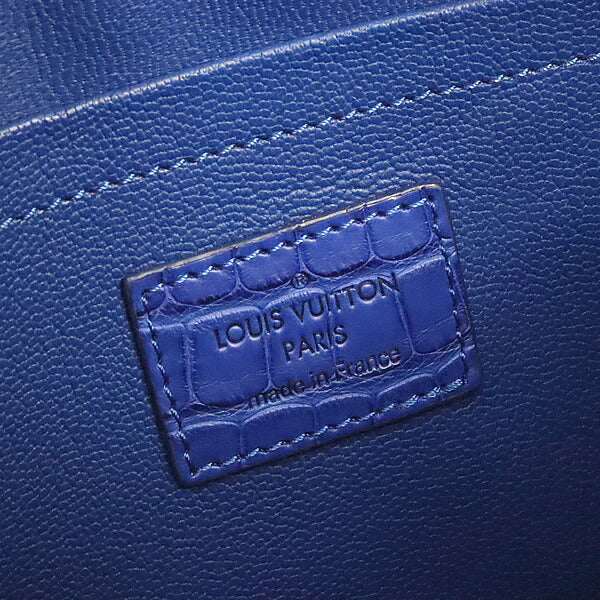 Louis Vuitton Soft Trunk Crocodile Bag Blue Size ONE SIZE