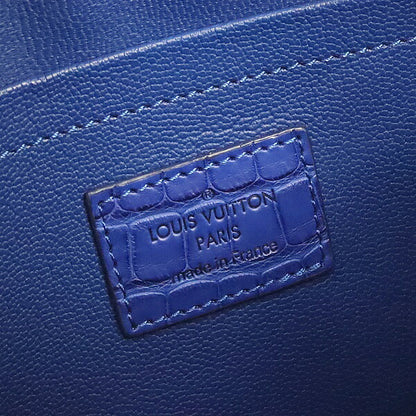 Louis Vuitton Soft Trunk Crocodile Bag Blue Size ONE SIZE