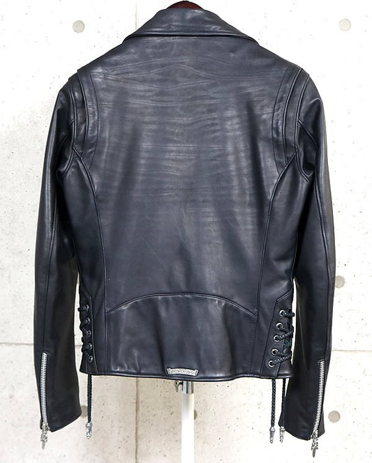 CHROME HEARTS x CDG DSMG JJ DAEN Leather Jacket Black Size S