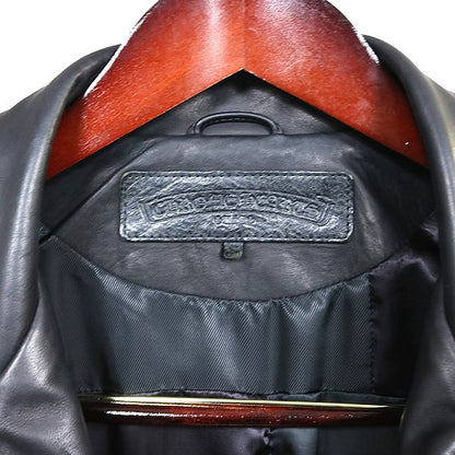 CHROME HEARTS x CDG DSMG JJ DAEN Leather Jacket Black Size S