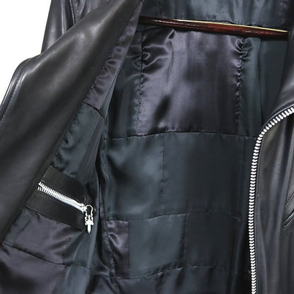 CHROME HEARTS x CDG DSMG JJ DAEN Leather Jacket Black Size S