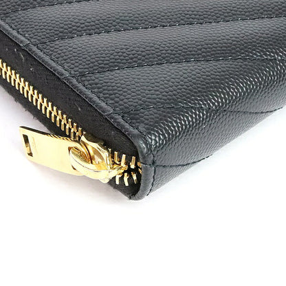 SAINT LAURENT PARIS Cassandra Wallet Black Size ONE SIZE