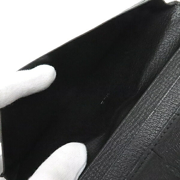 HERMES MC2 Fleming Alligator Wallet Black Size ONE SIZE
