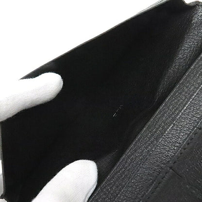 HERMES MC2 Fleming Alligator Wallet Black Size ONE SIZE