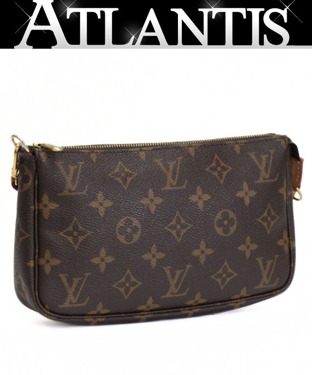 Louis Vuitton Monogram Pochette Pouch Brown Size ONE SIZE