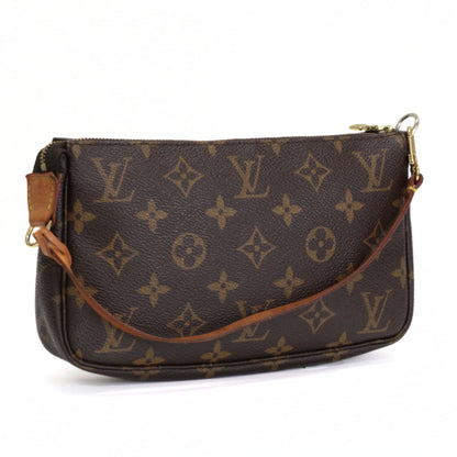 Louis Vuitton Monogram Pochette Pouch Brown Size ONE SIZE