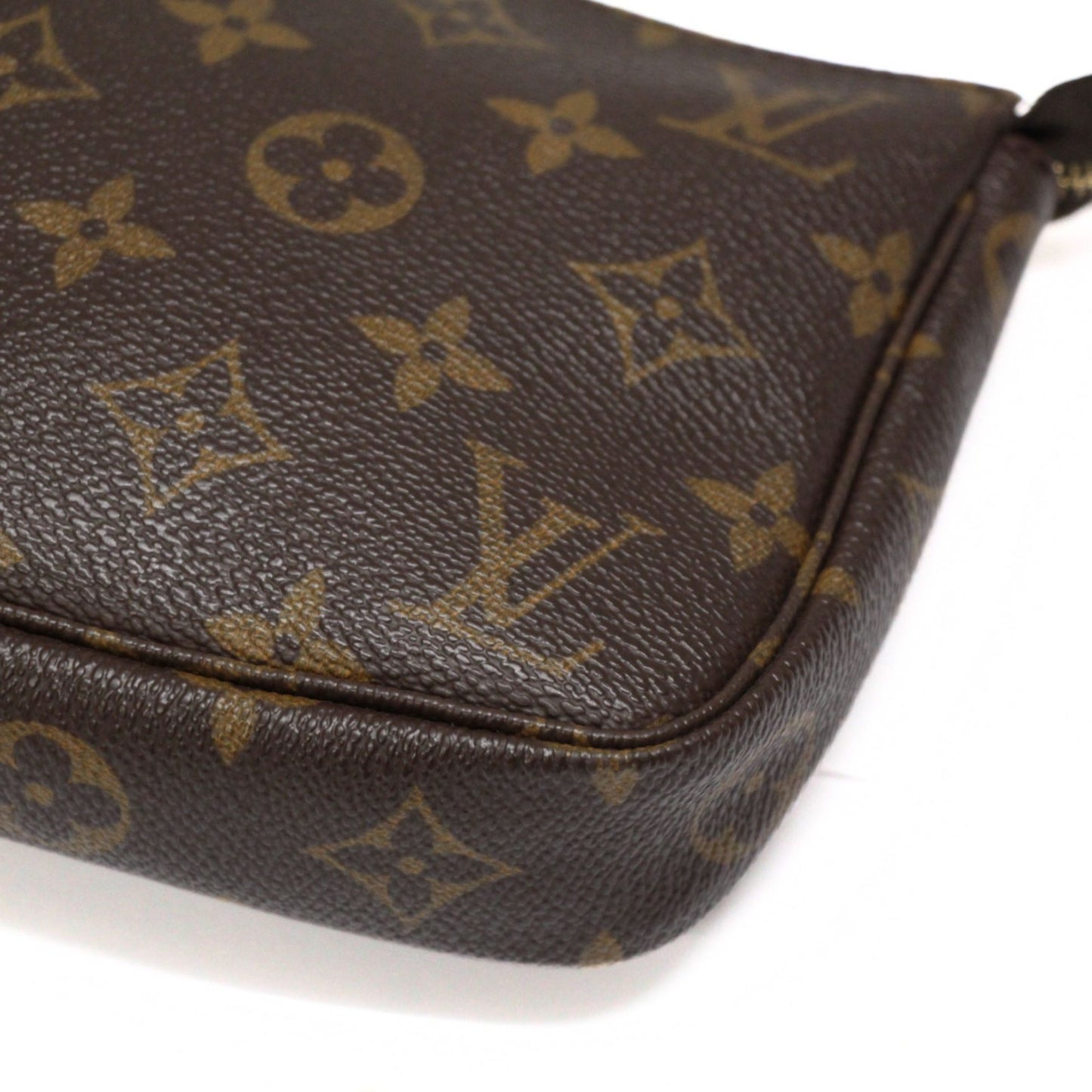 Louis Vuitton Monogram Pochette Pouch Brown Size ONE SIZE