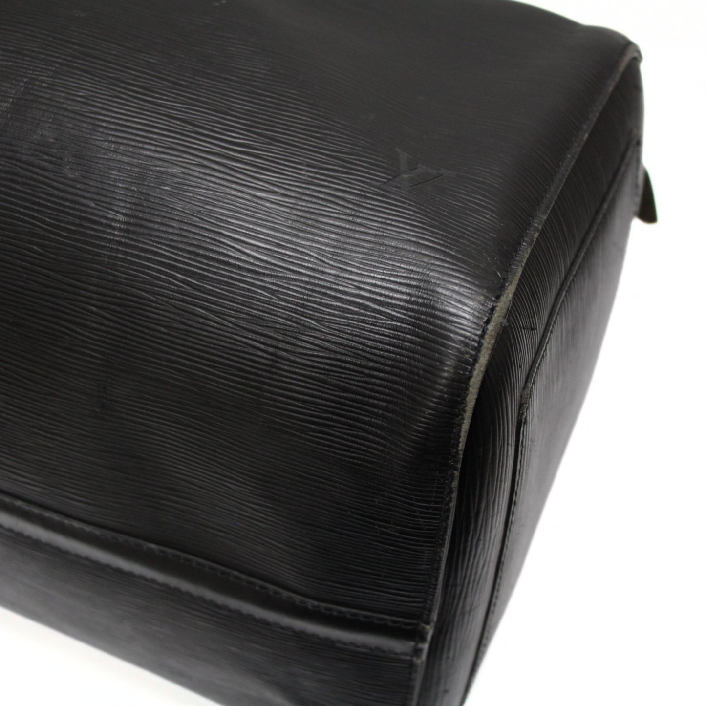 Louis Vuitton Keepall 55 Epi Leather Bag Black Size ONE SIZE
