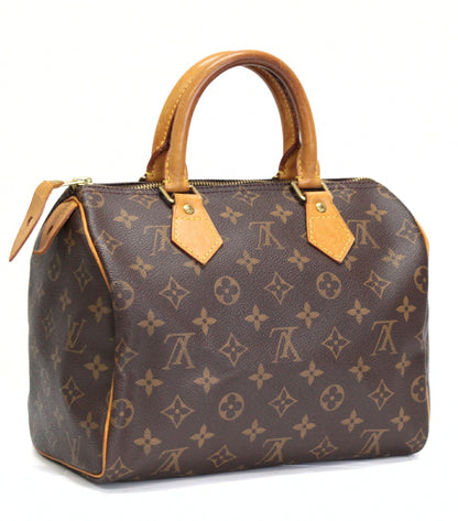 Louis Vuitton Monogram Speedy 25 Handbag Brown Size ONE SIZE