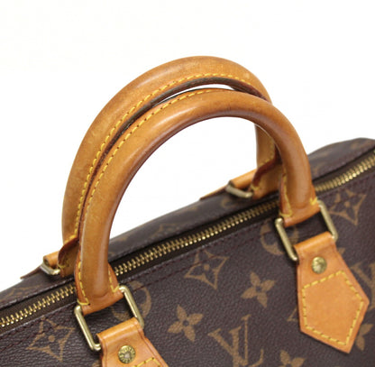 Louis Vuitton Monogram Speedy 25 Handbag Brown Size ONE SIZE