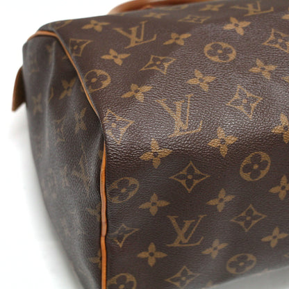 Louis Vuitton Monogram Speedy 25 Handbag Brown Size ONE SIZE
