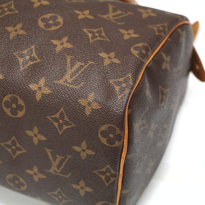 Louis Vuitton Monogram Speedy 25 Handbag Brown Size ONE SIZE