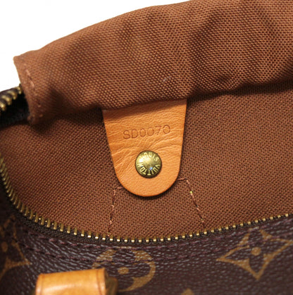 Louis Vuitton Monogram Speedy 25 Handbag Brown Size ONE SIZE