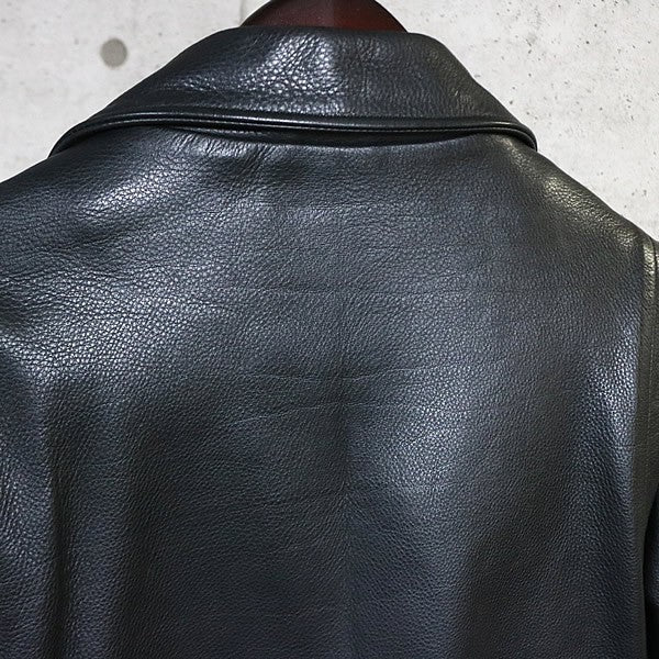 CHROME HEARTS Basic Moto Leather Jacket Black Size S