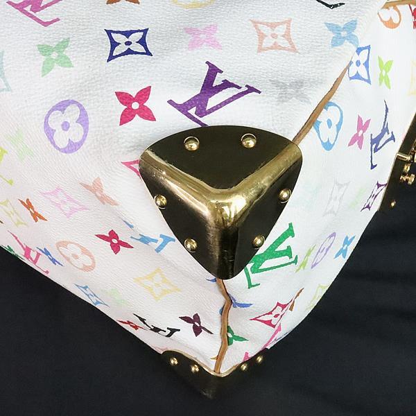 Louis Vuitton Speedy 30 Monogram Handbag White Size ONE SIZE