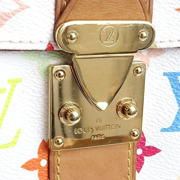 Louis Vuitton Speedy 30 Monogram Handbag White Size ONE SIZE