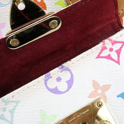 Louis Vuitton Speedy 30 Monogram Handbag White Size ONE SIZE