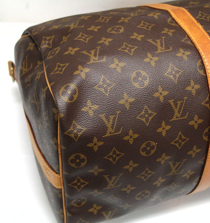 Louis Vuitton Monogram Keepall 50 Bag Brown Size ONE SIZE