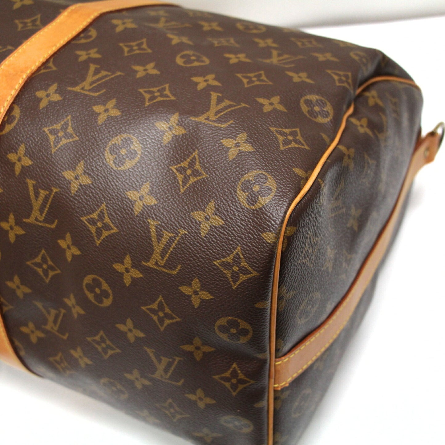 Louis Vuitton Monogram Keepall 50 Bag Brown Size ONE SIZE