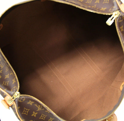 Louis Vuitton Monogram Keepall 50 Bag Brown Size ONE SIZE