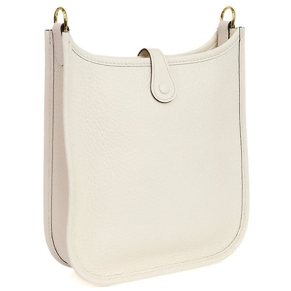 HERMES Evelyne TPM Taurillon Clemence Bag Nata Size ONE SIZE