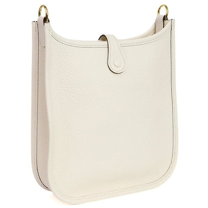 HERMES Evelyne TPM Taurillon Clemence Bag Nata Size ONE SIZE