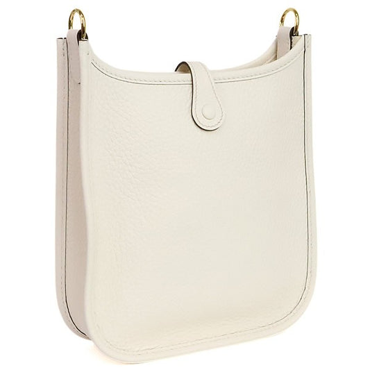 HERMES Evelyne TPM Taurillon Clemence Bag Nata Size ONE SIZE