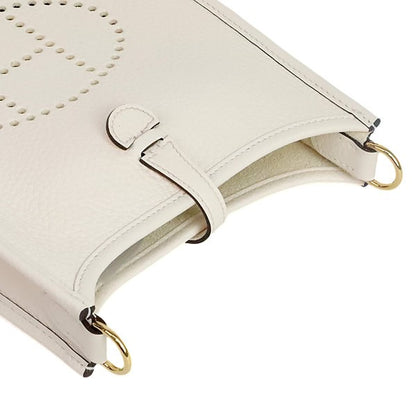 HERMES Evelyne TPM Taurillon Clemence Bag Nata Size ONE SIZE