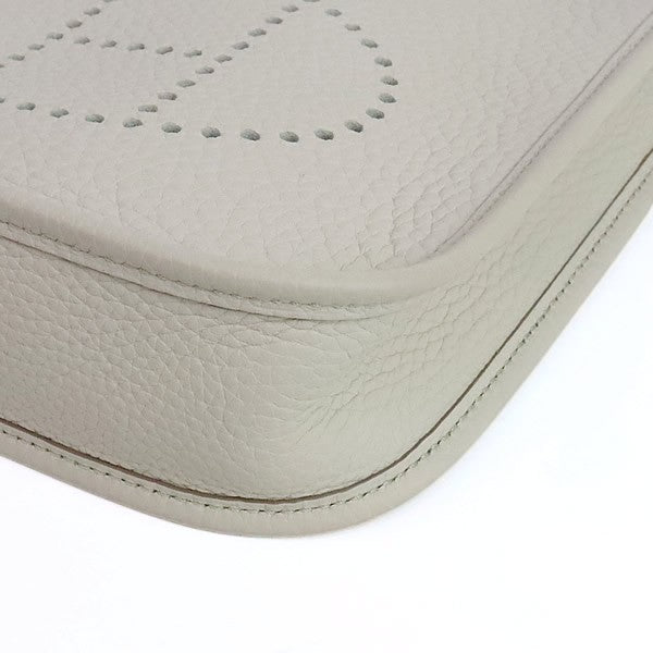 HERMES Evelyne TPM Taurillon Gris Perle Shoulder Bag Size ONE SIZE