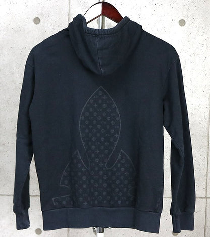 CHROME HEARTS Flare Knee Zip Hoodie Black Size S