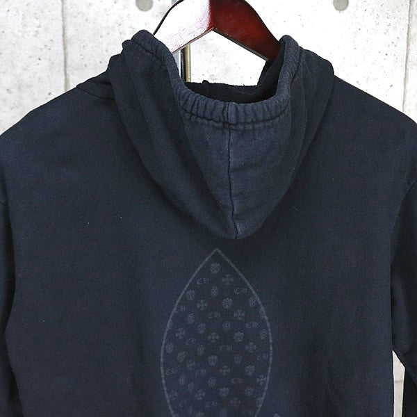 CHROME HEARTS Flare Knee Zip Hoodie Black Size S