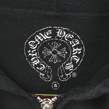 CHROME HEARTS Flare Knee Zip Hoodie Black Size S