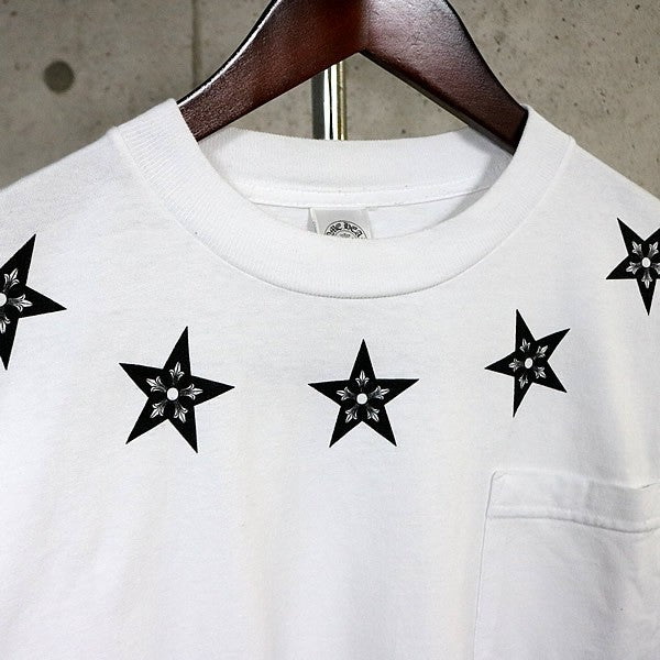 CHROME HEARTS Old Vintage Star Print Pocket T-Shirt Size M