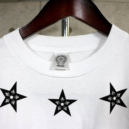 CHROME HEARTS Old Vintage Star Print Pocket T-Shirt Size M
