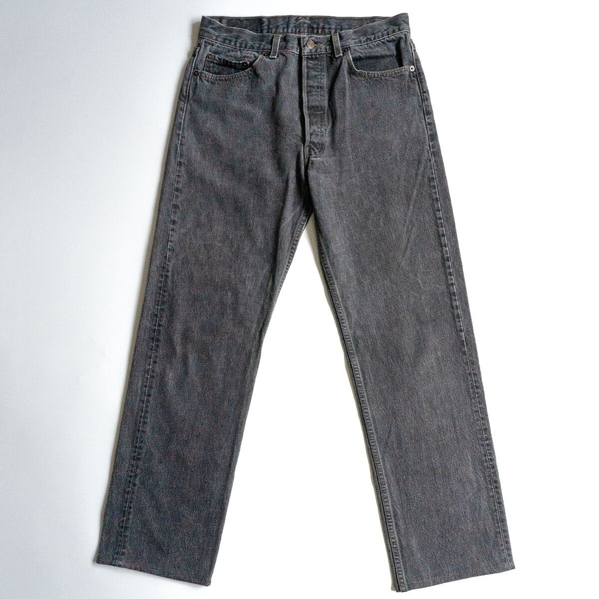 Levi's 90s 501 Black Jeans Denim Pants Size 34×36