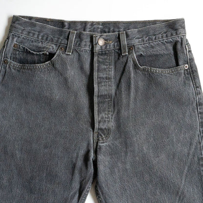 Levi's 90s 501 Black Jeans Denim Pants Size 34×36
