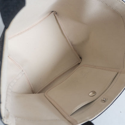 Herve Chapelier Coated Canvas Boat Tote Bag