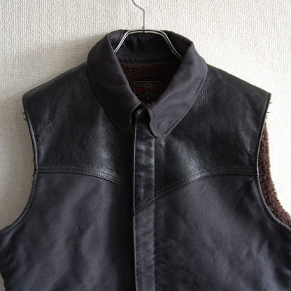 DELUXEWARE D-16 DUDO VEST Horse Leather Boa Lining Size L