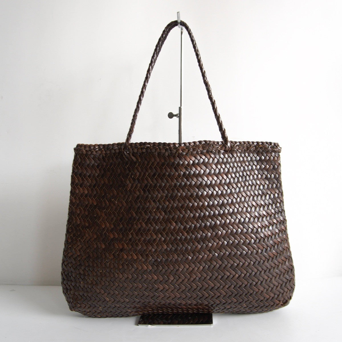 DRAGON Leather Mesh Handbag
