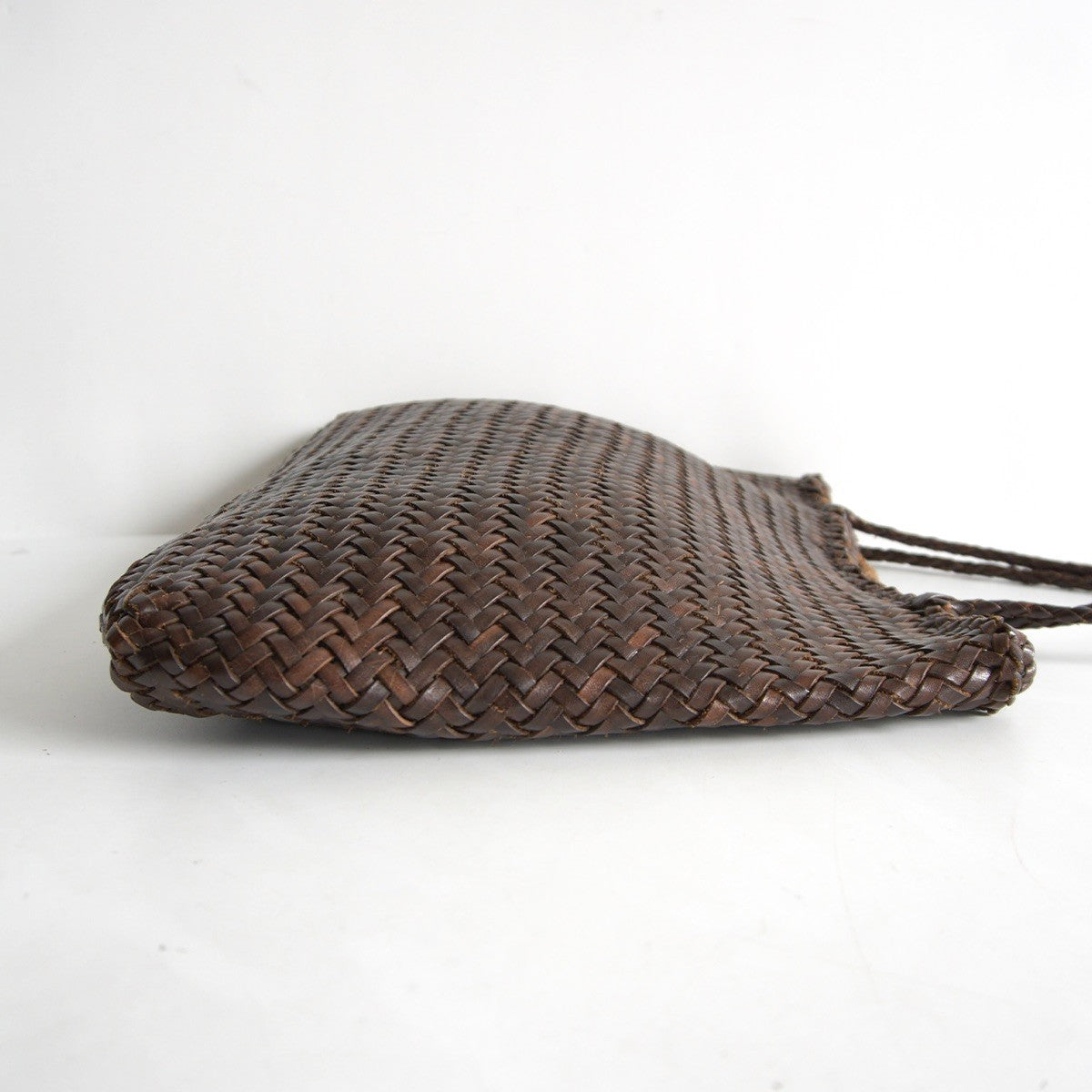 DRAGON Leather Mesh Handbag