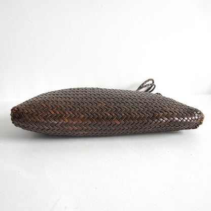 DRAGON Leather Mesh Handbag