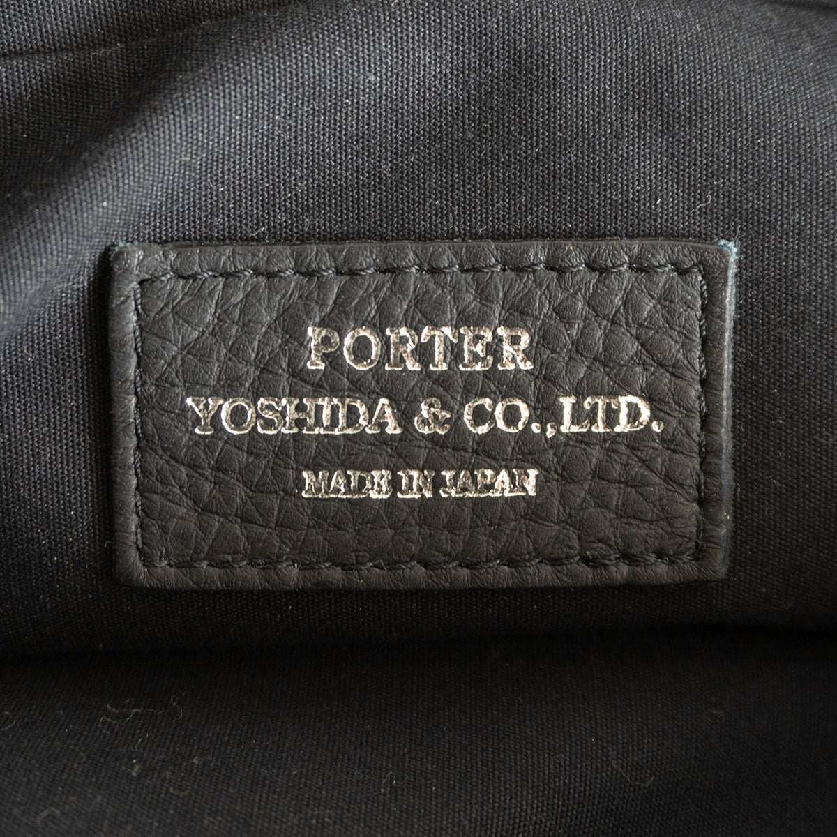 Porter Leather clutch bag