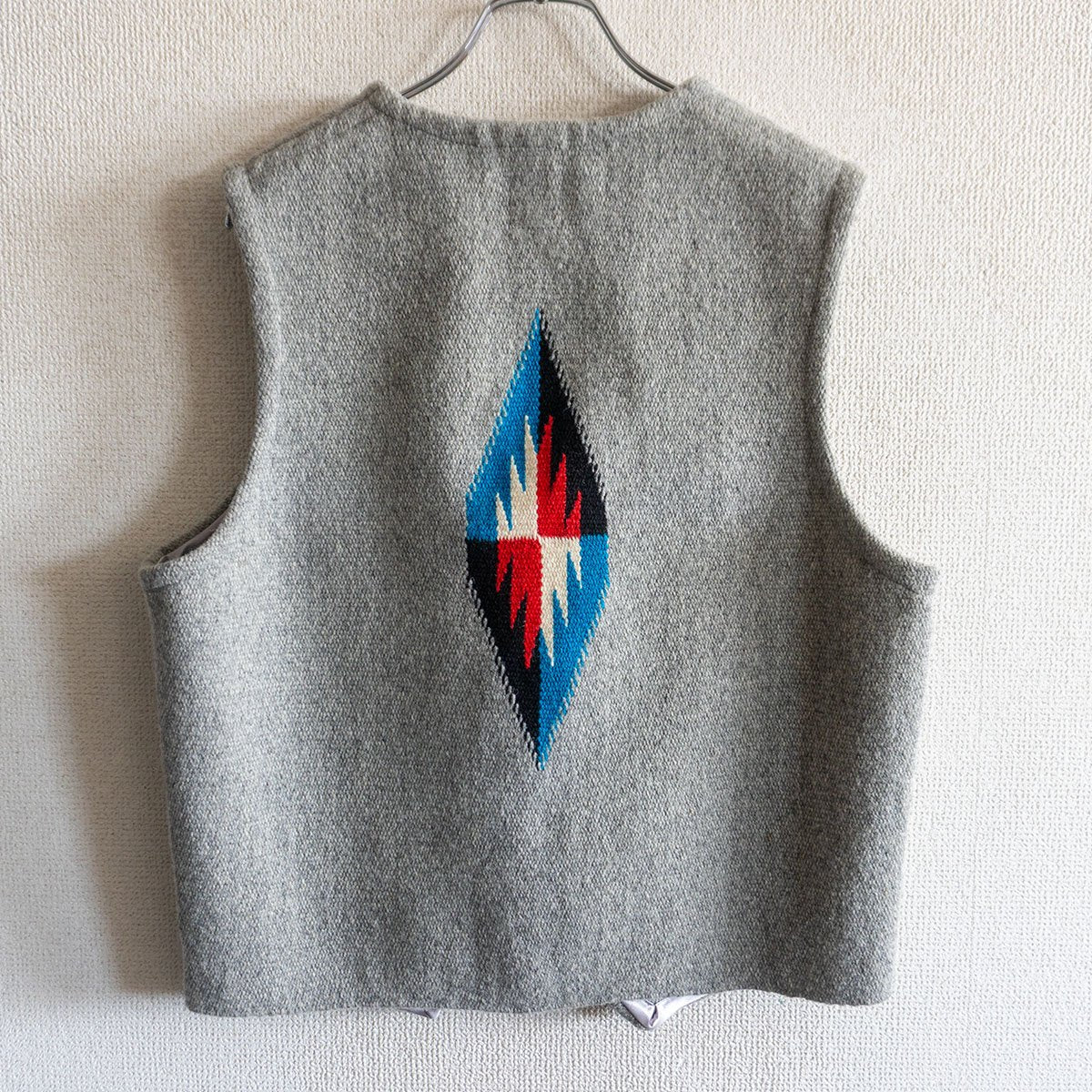 ORTEGA'S Chimayo Vest Wool Gray Size 38