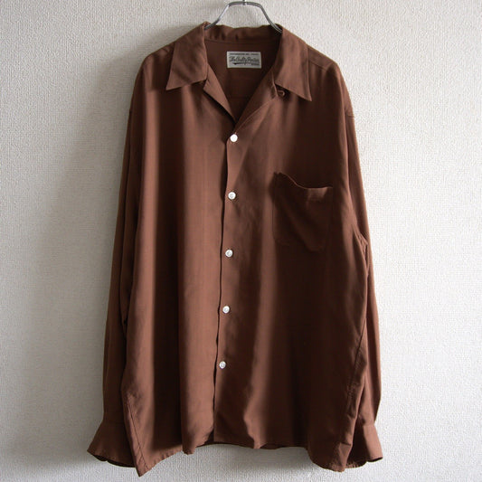 Wacko Maria Long Sleeve Camp Shirt Size XL