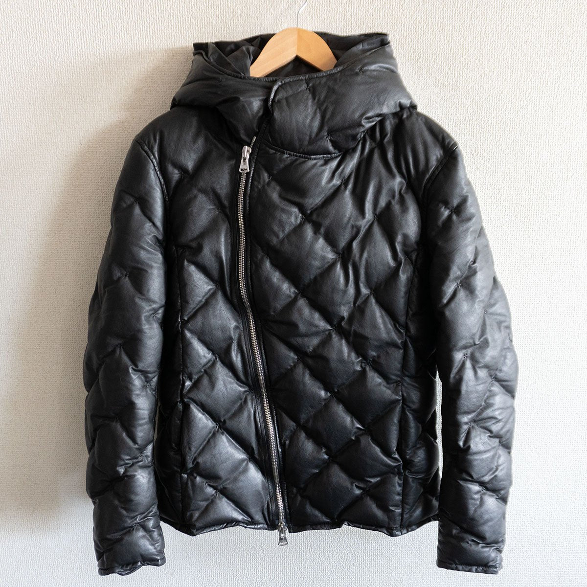 ISAMU KATAYAMA BACKLASH Kangaroo Leather Down Black Size XL